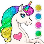 Unicorn Dress Up Coloring Book