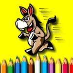 BTS Donkey Coloring Book