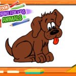 Cartoon Coloring Book for Kids – Animals